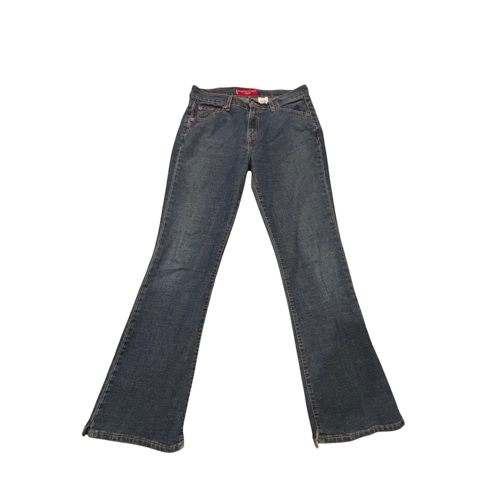 Levis 515 Nouveau Boot Cut Stretch Jeans Womens 10 MIS M Blue Low Rise Denim